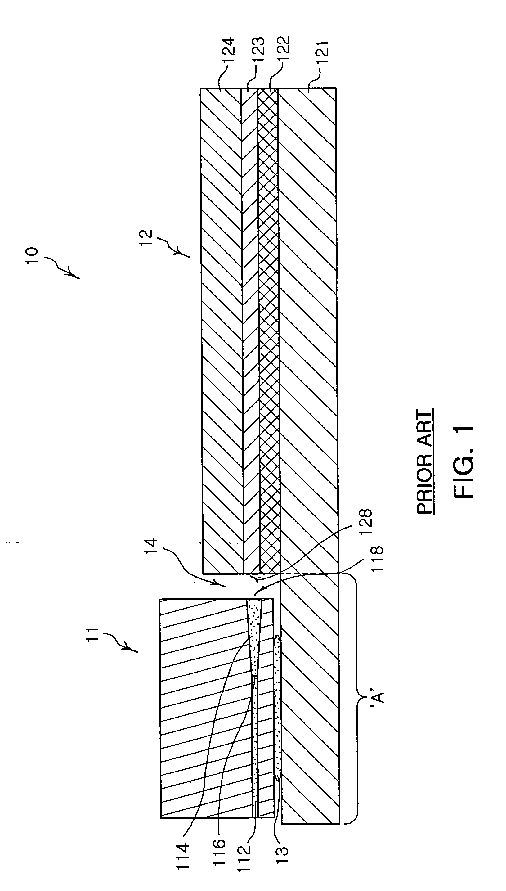 Hybrid type integrated optical device