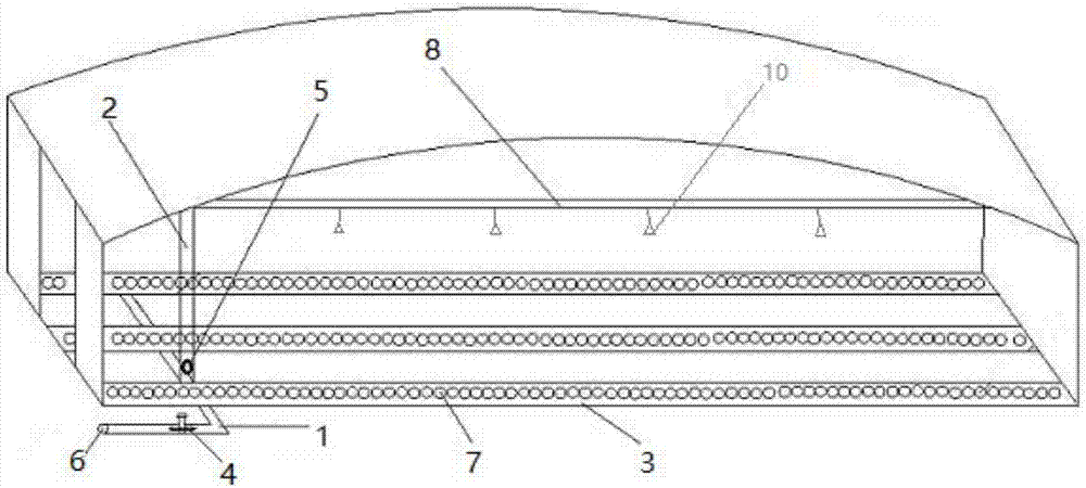 Micro-spraying device for water supply irrigation