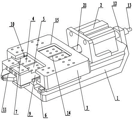 A high-precision two-petal flat chuck device