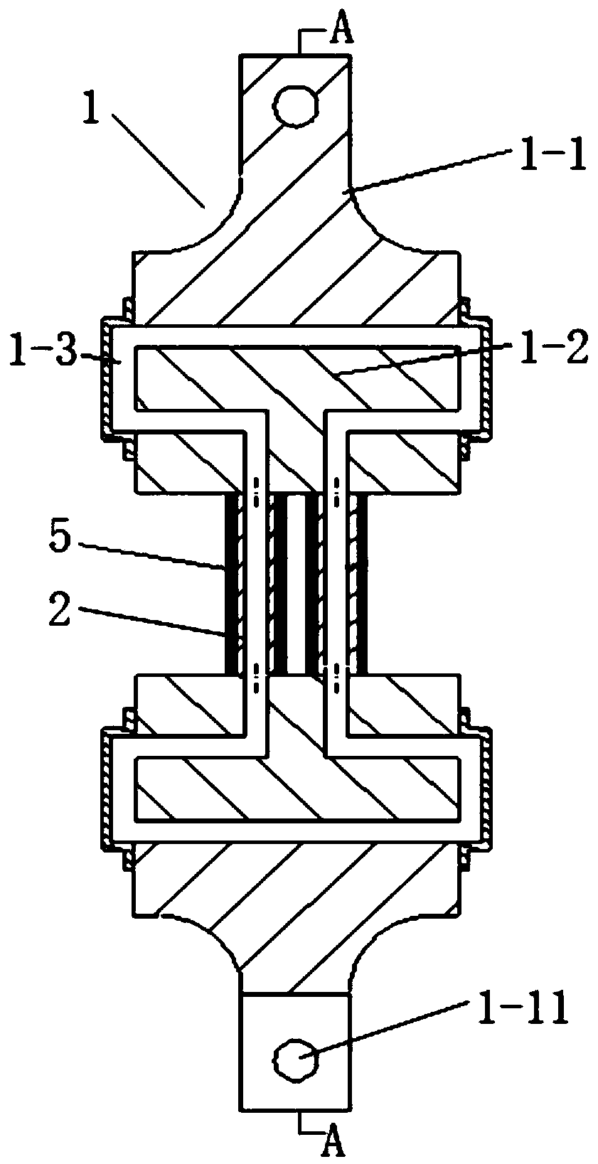 Liquid metal flexible cable for direct current high current