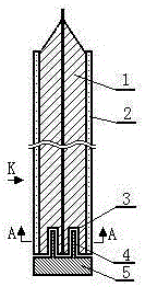 Candle convenient to use with insertion plate