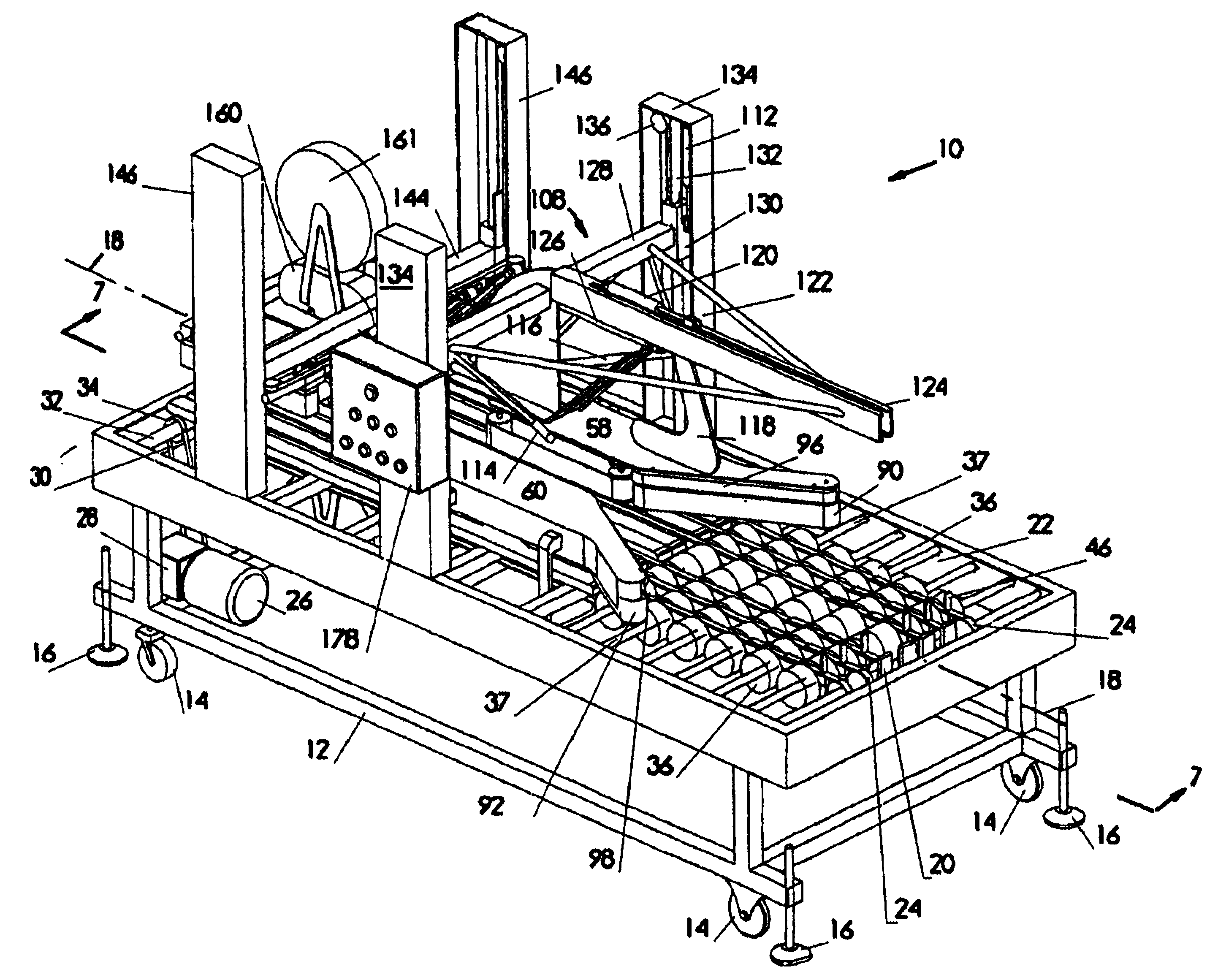 Random automatic case sealer