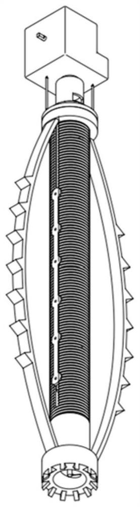 Demolding tool for small-caliber water-soluble core mold