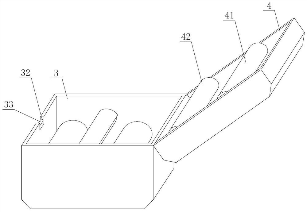 A rapid dip-dyeing device for acrylic wool