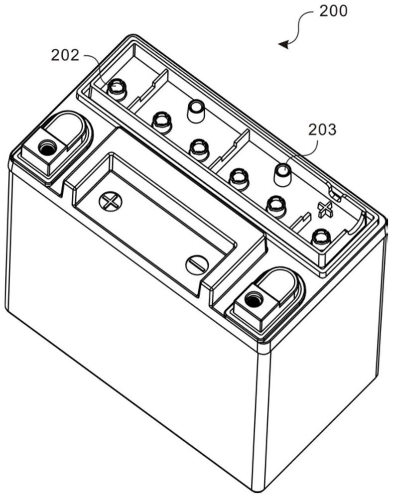 A battery pack that is convenient for the disassembly of a motorcycle battery pack