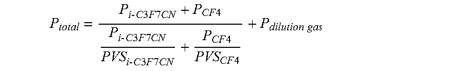 Gas-insulated medium-or high-voltage electrical apparatus including heptafluoroisobutyronitrile and tetrafluoromethane