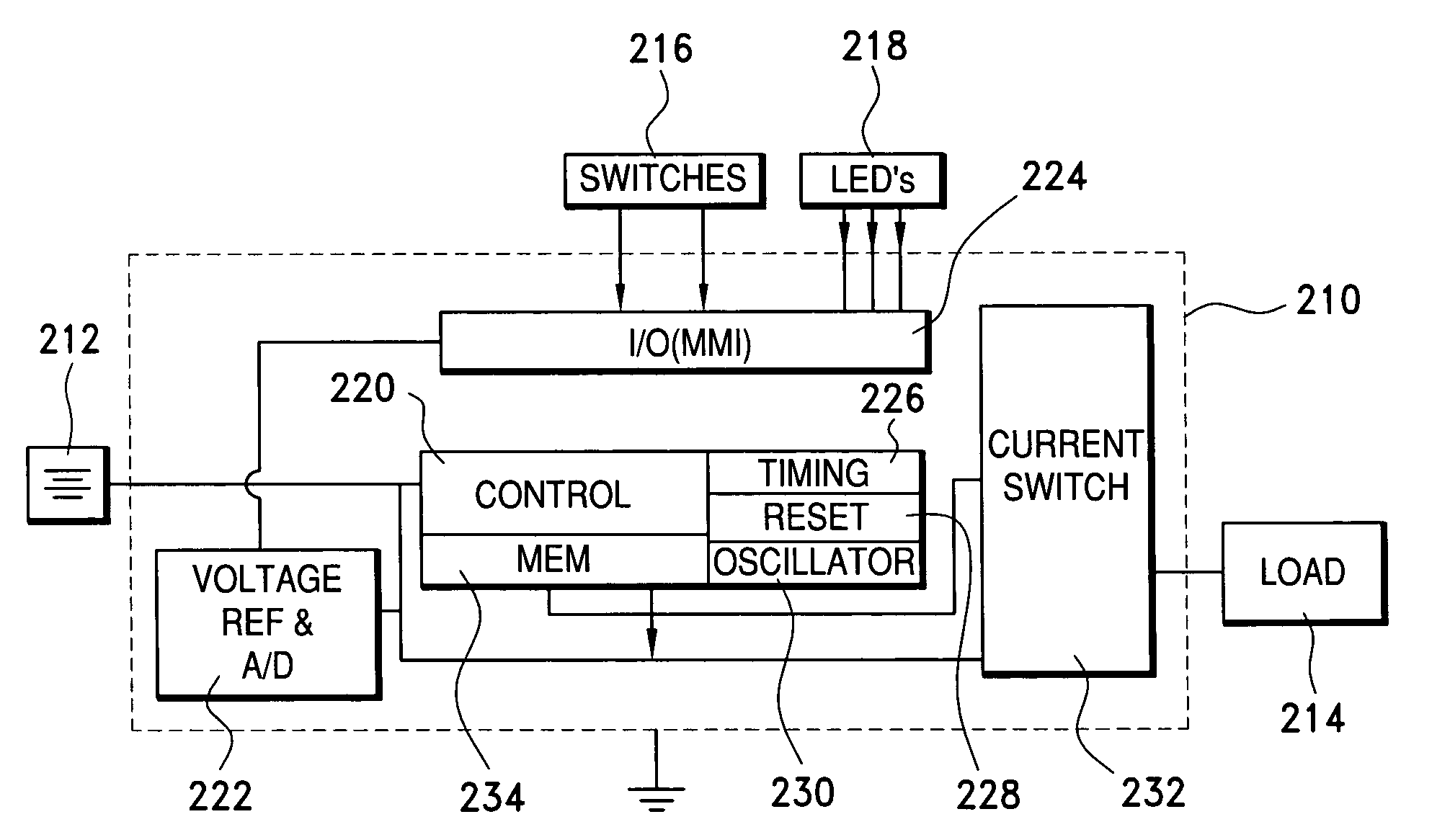 Intelligent switch for connecting power to a load