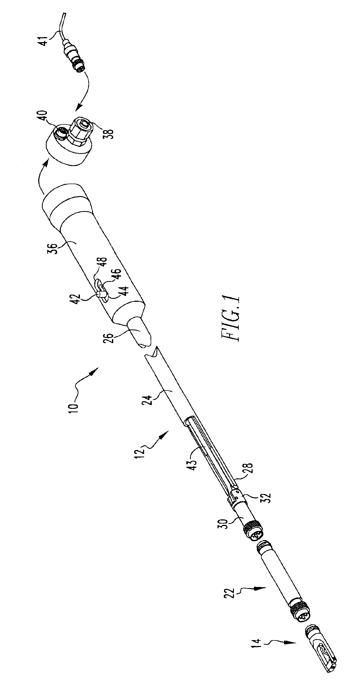 Eddy current inspection probe for inspecting multiple portions of a turbine blade having different geometric surfaces