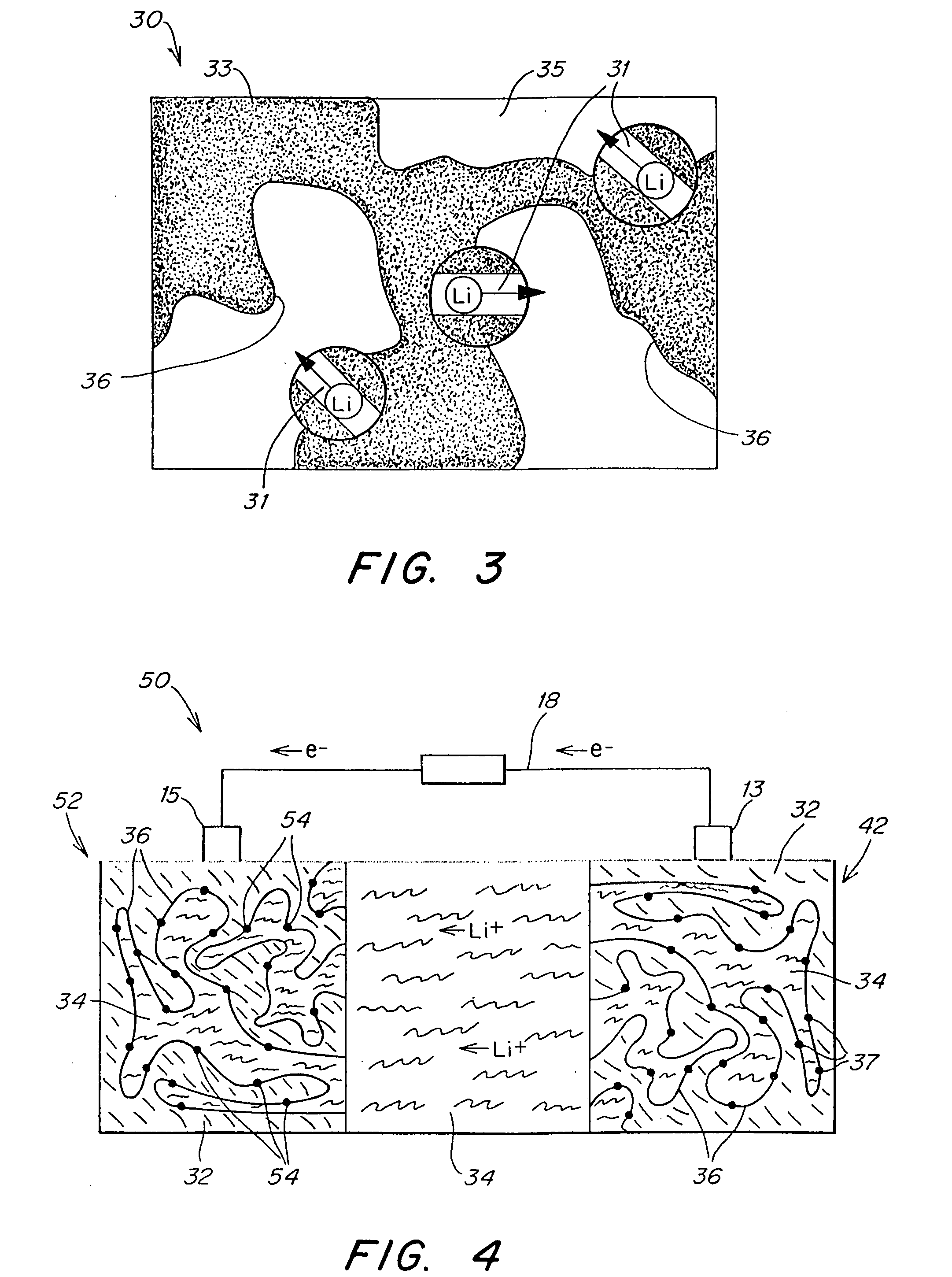 Polymer electrolyte, intercalation compounds and electrodes for batteries