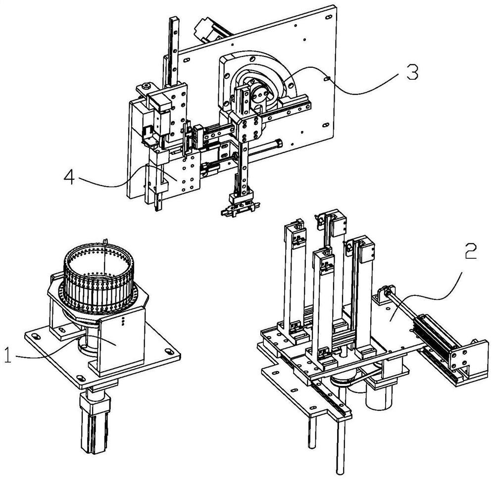 Cross-flow fan blade transferring device and method