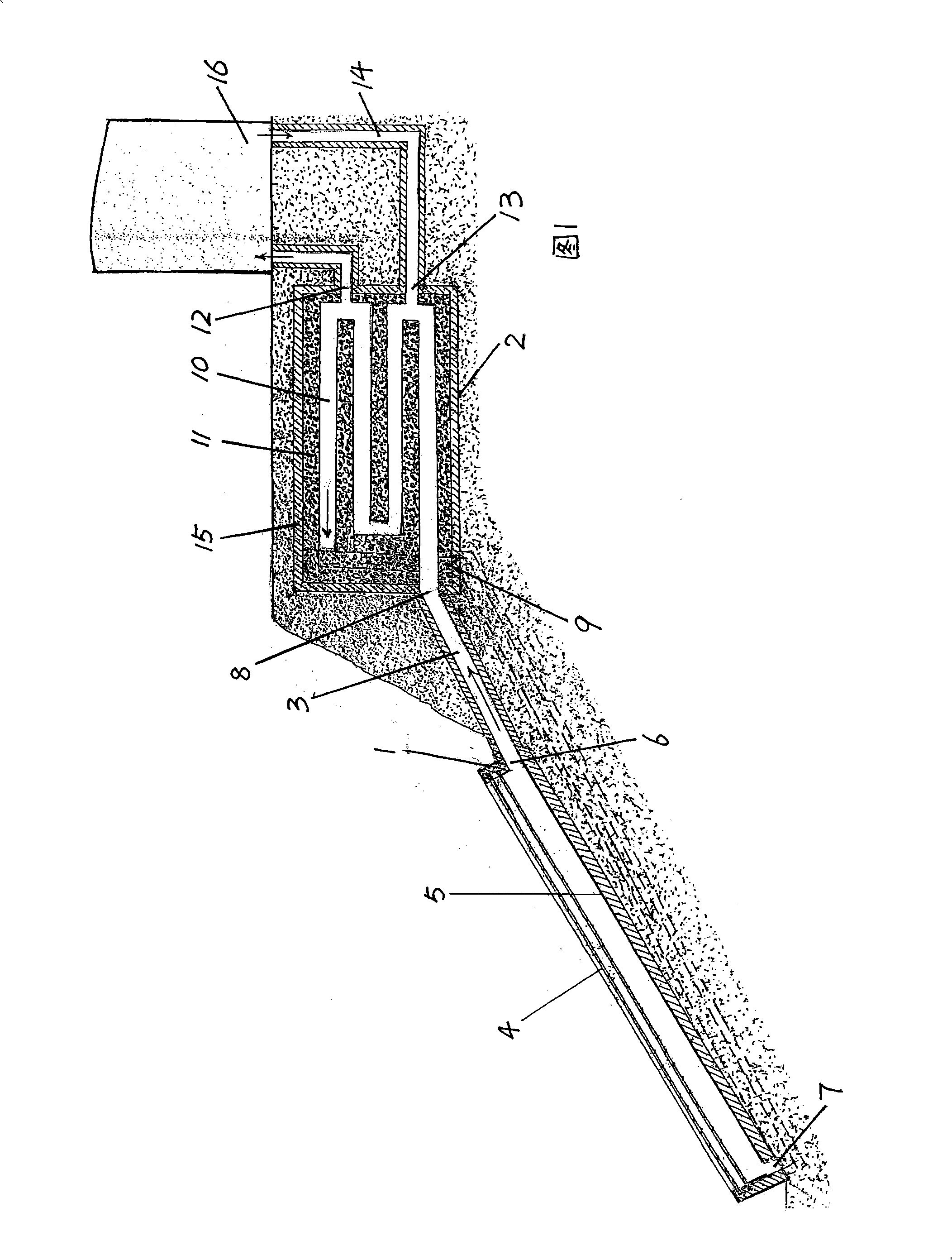 Solar energy heat sink