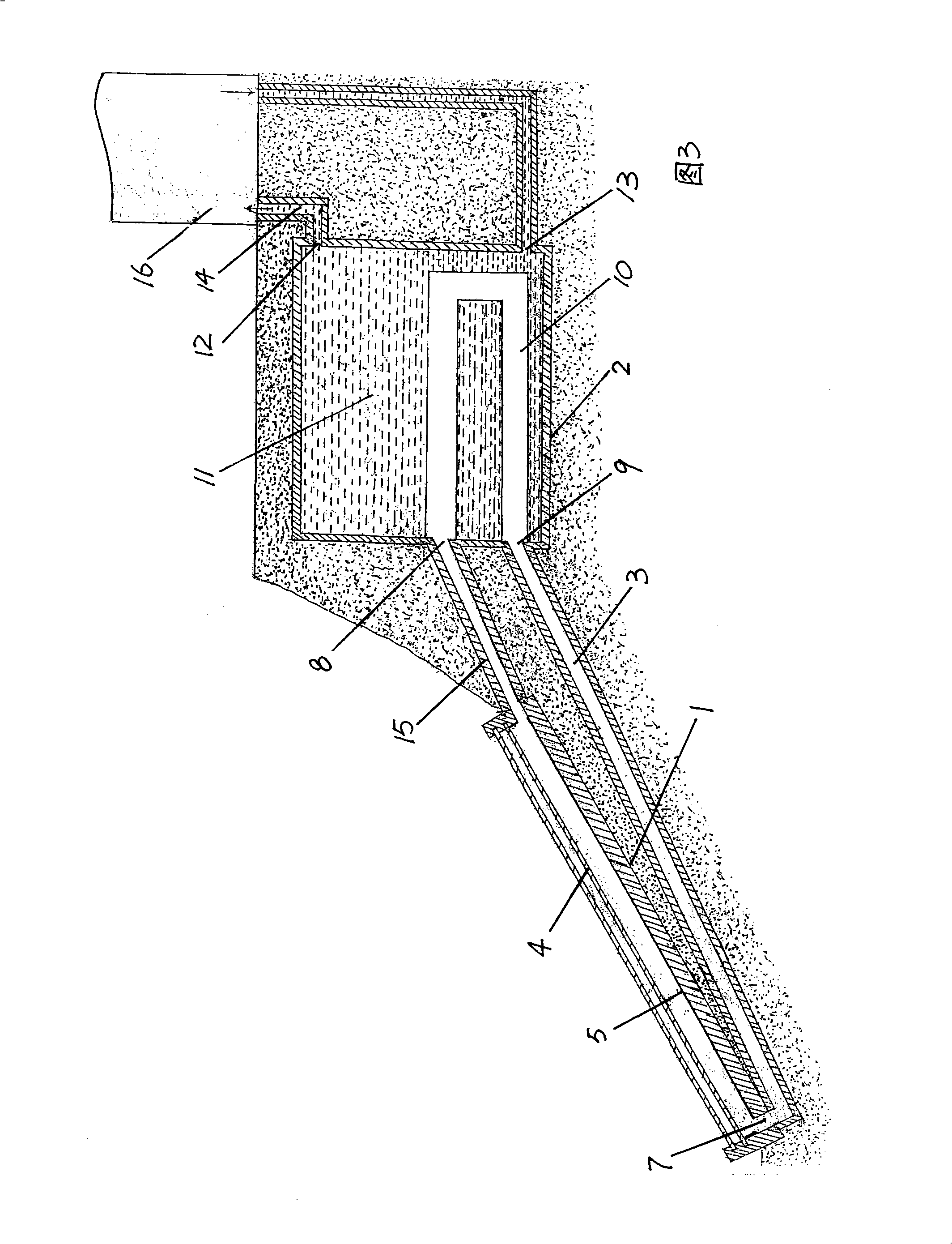 Solar energy heat sink