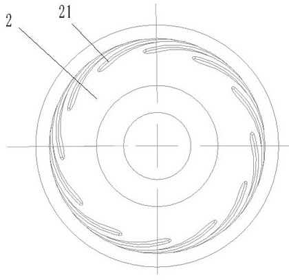 A mask for processing convex hemisphere of gyro motor and its processing method