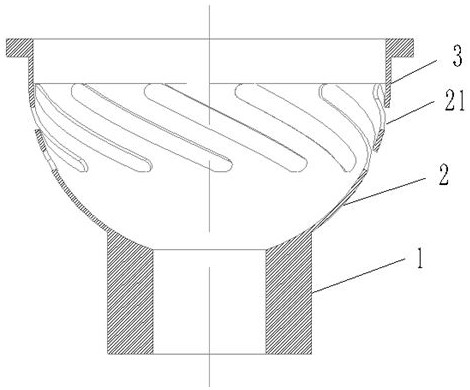 A mask for processing convex hemisphere of gyro motor and its processing method