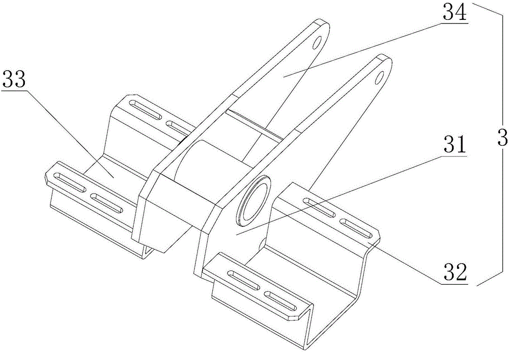 Flat single shaft tracking support