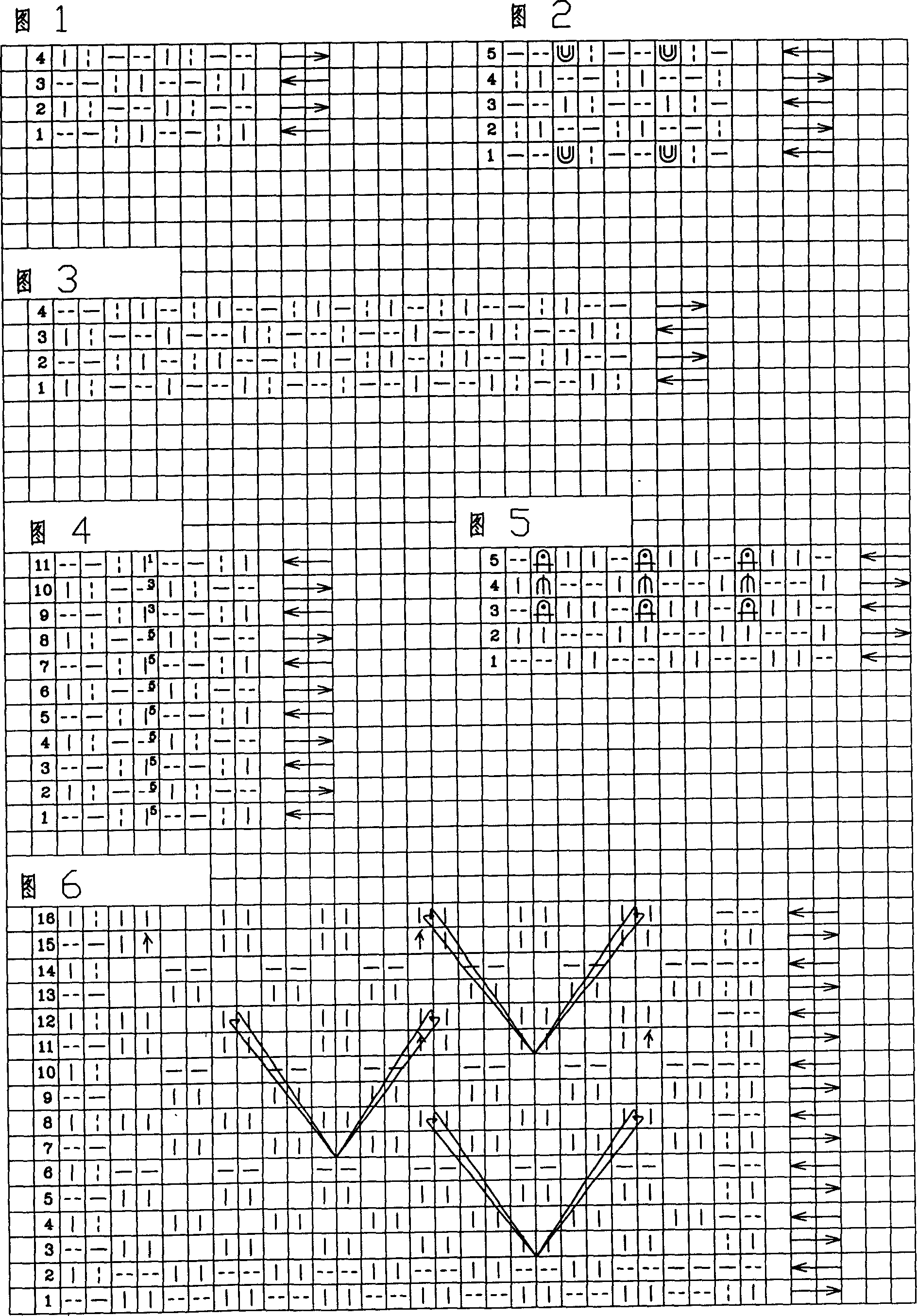 Method for braiding compound rib double-layer and double-side fabric by bar needles