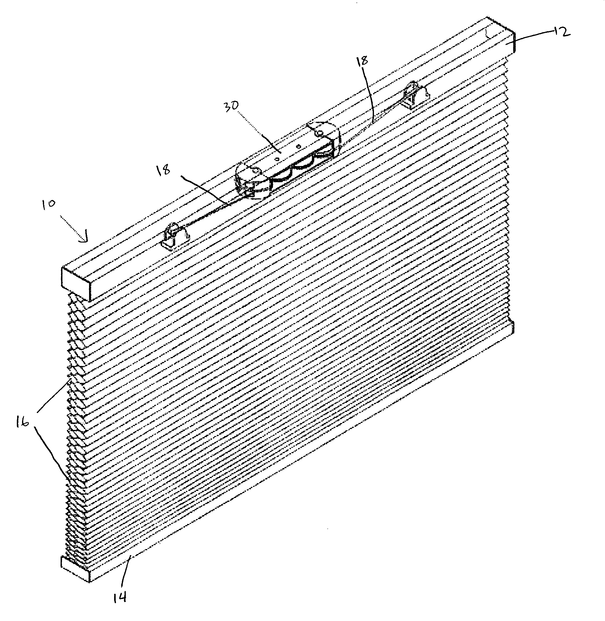 Cordless window covering