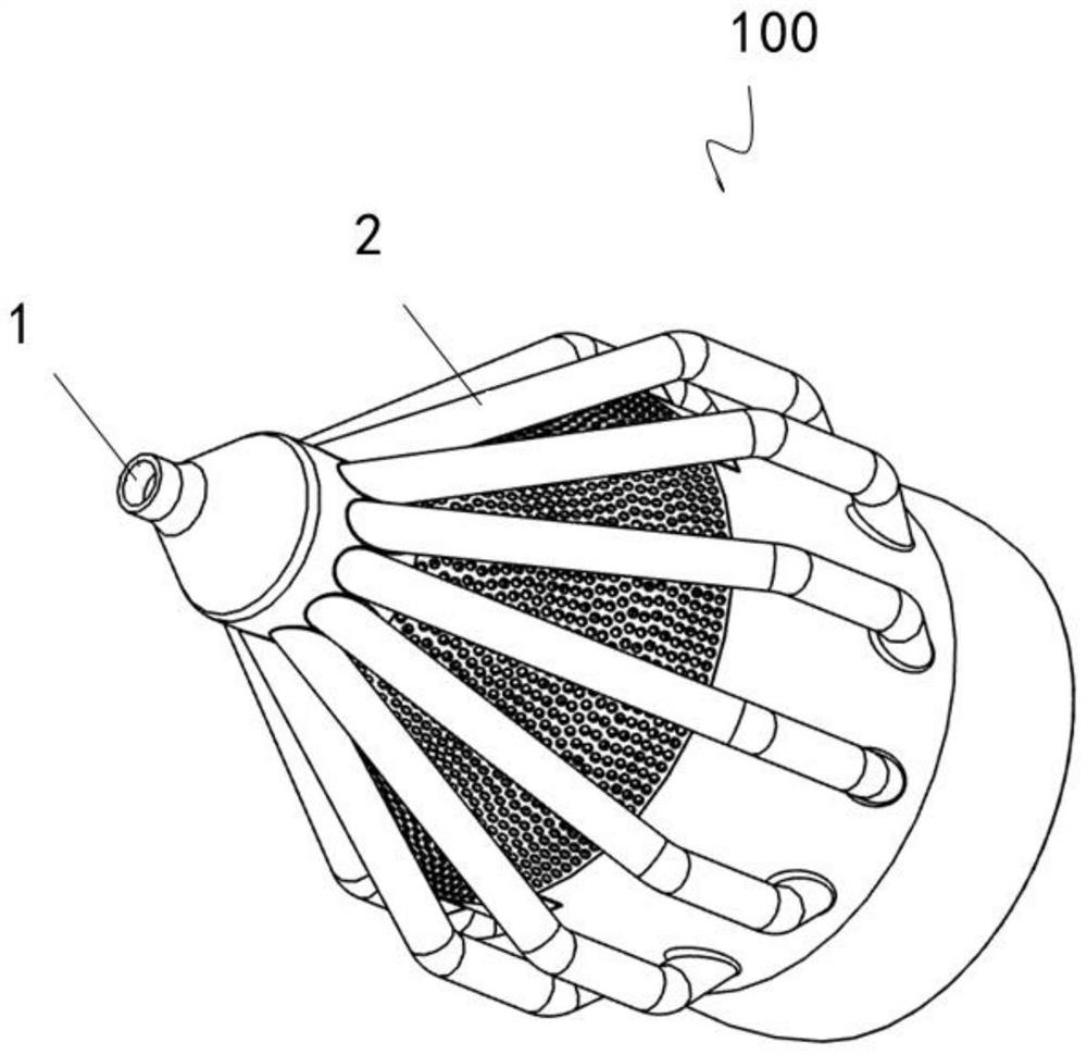 Gas turbine combustor nozzle and method for premixing fuel and air in nozzle