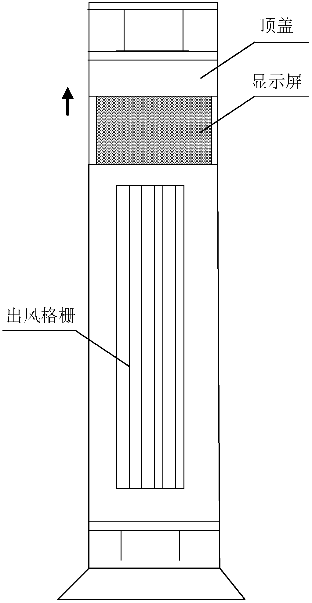 Method, device and system for displaying data and air conditioner
