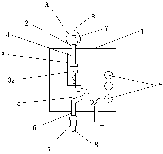 An integrated small high-voltage vacuum circuit breaker