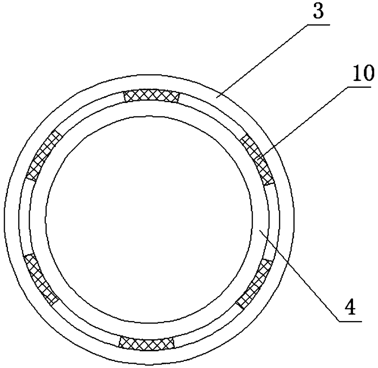 Efficient thermal insulation heating oil pipe suitable for heavy oil exploitation