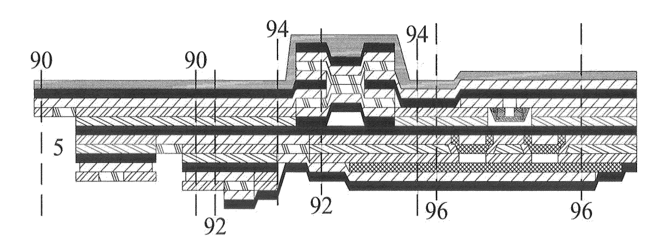 Flexible sensing material containing carbon nanotubes