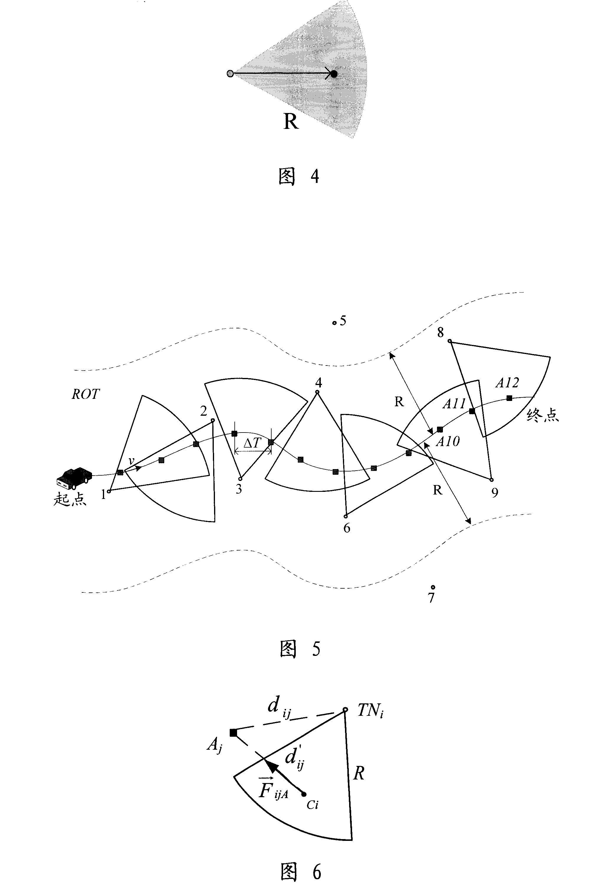 Implementing method for video sensor network covering and enhancing movement path of movable objective