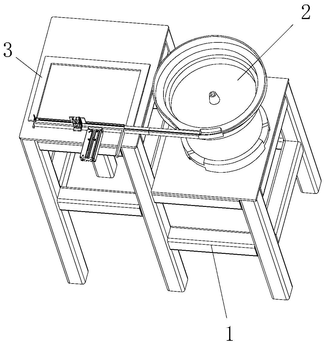 Automatic tray loading machine for magnetic material product, and implementation method of automatic tray loading machine