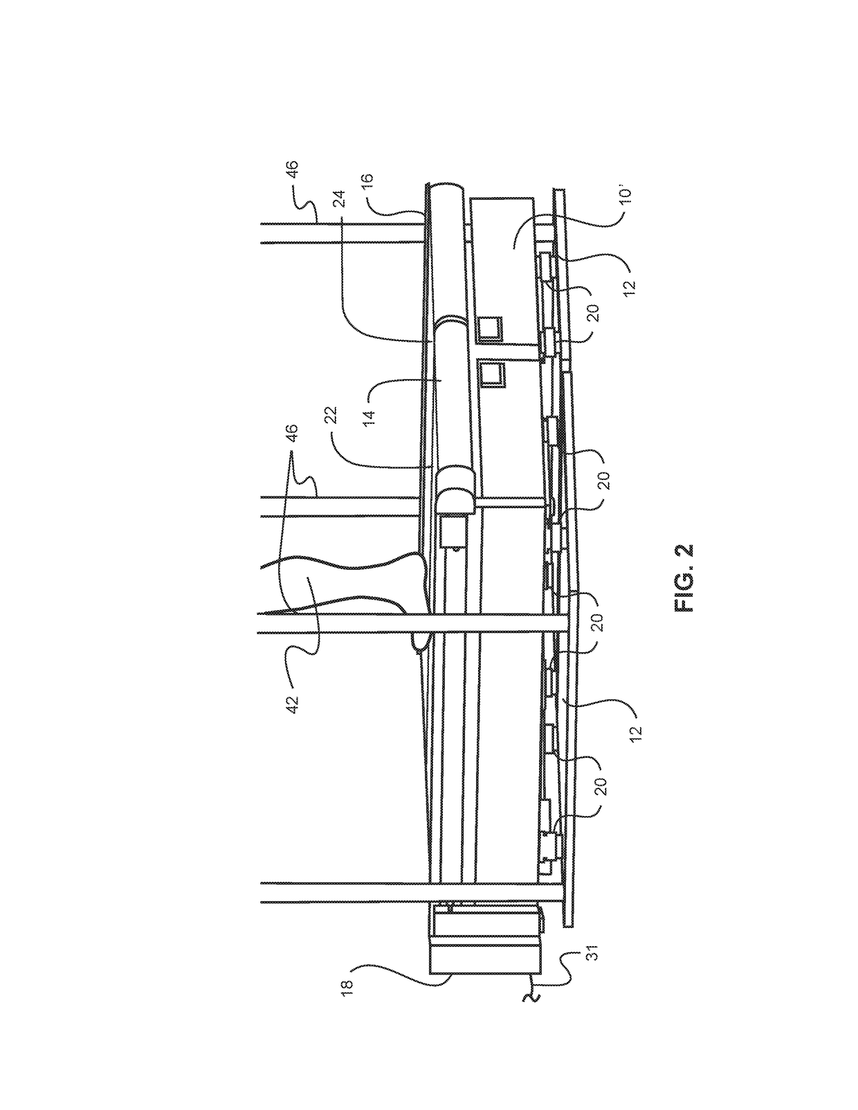 Gait perturbation system and a method for testing and/or training a subject using the same