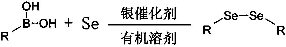 Preparation method for diphenyl diselenium compound