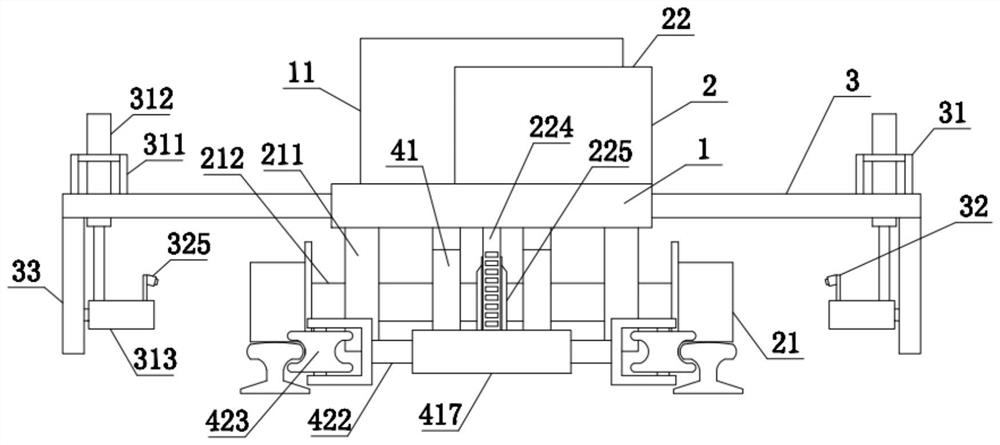 Detection robot based on bent track