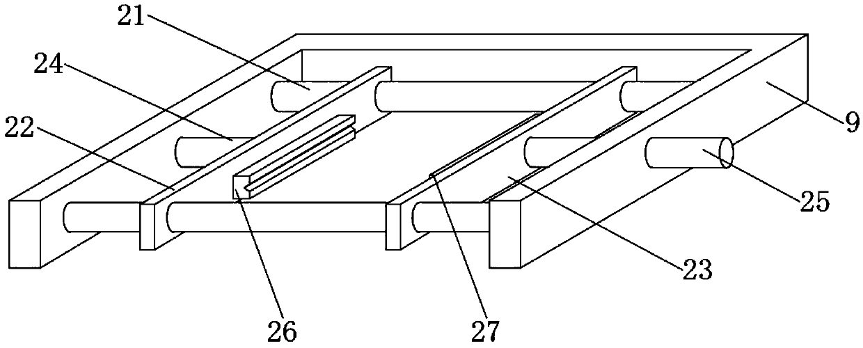 Soybean protein packaging device