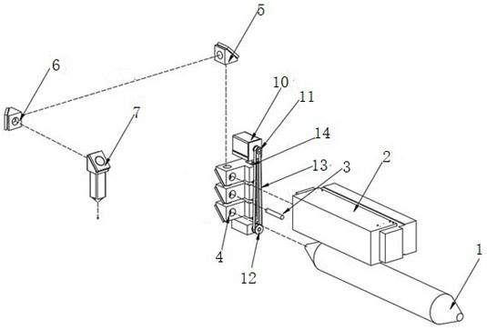 Light beam switching mechanism of laser engraving and cutting machine