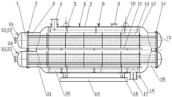 Compound corrugated tube heat exchanger