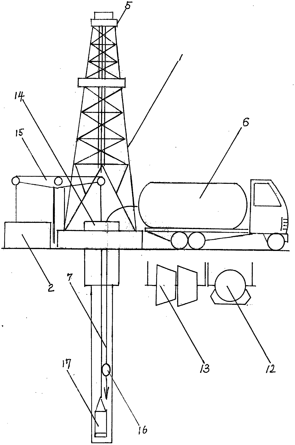 Low-temperature cryogenic quick drilling device