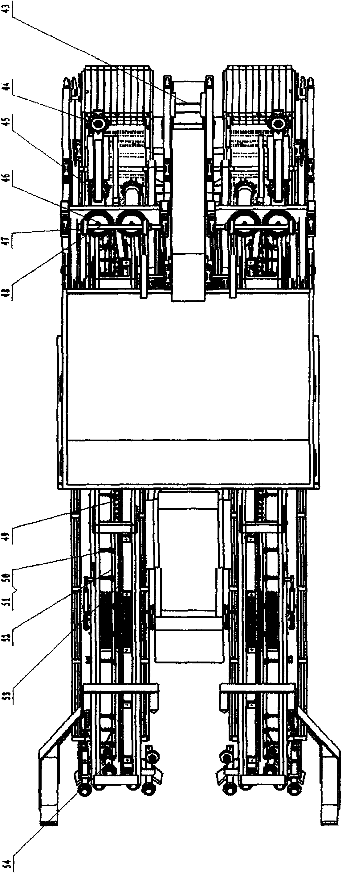 Peanut combine harvester