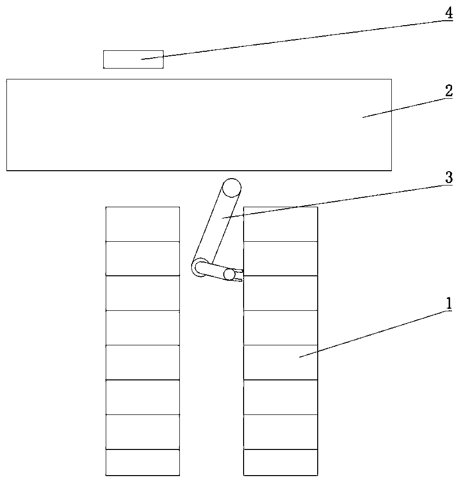 Light truck new energy automobile battery power changing station and replacement method thereof