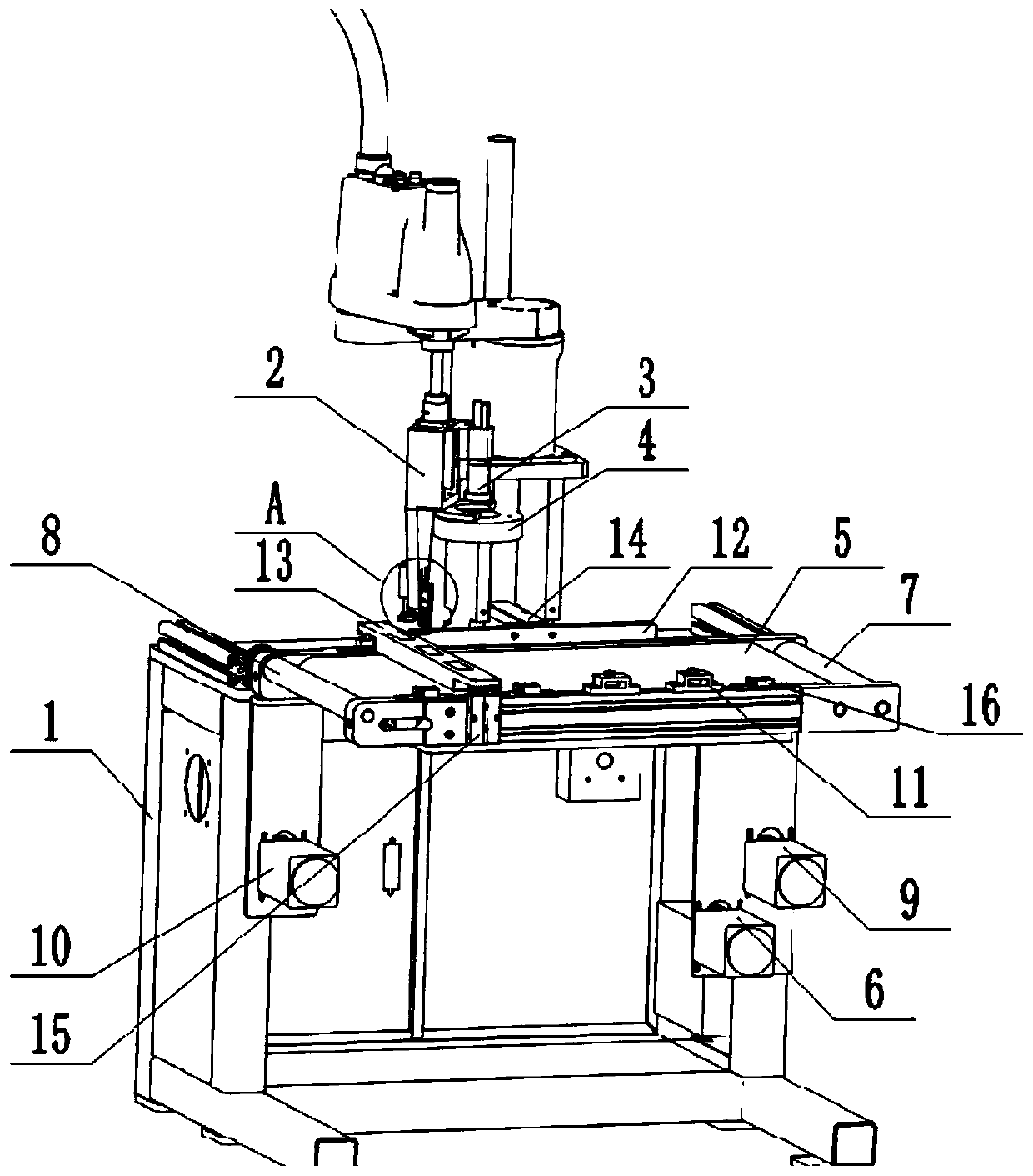 Full automatic wire tidying machine