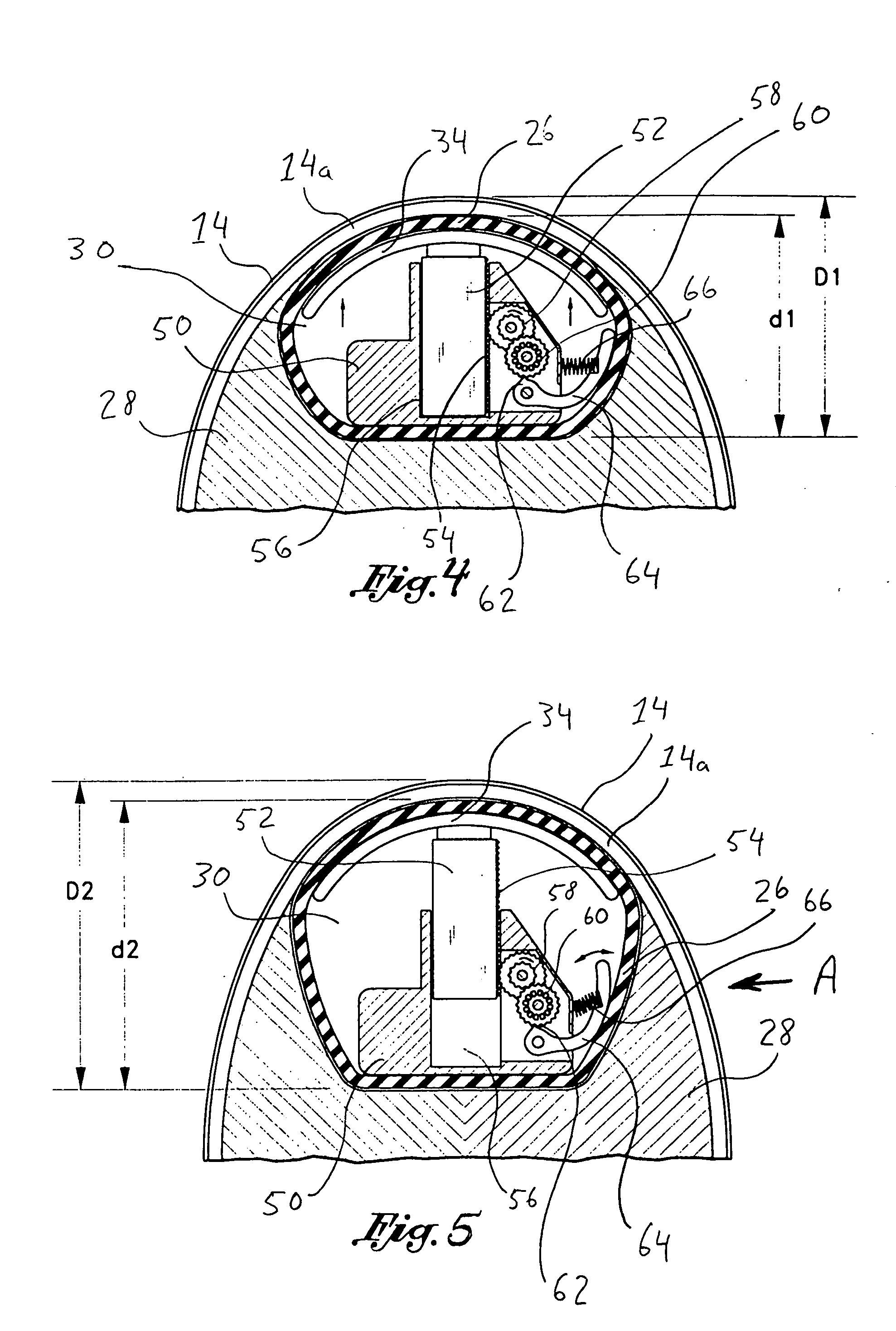 Tissue expander, system and method