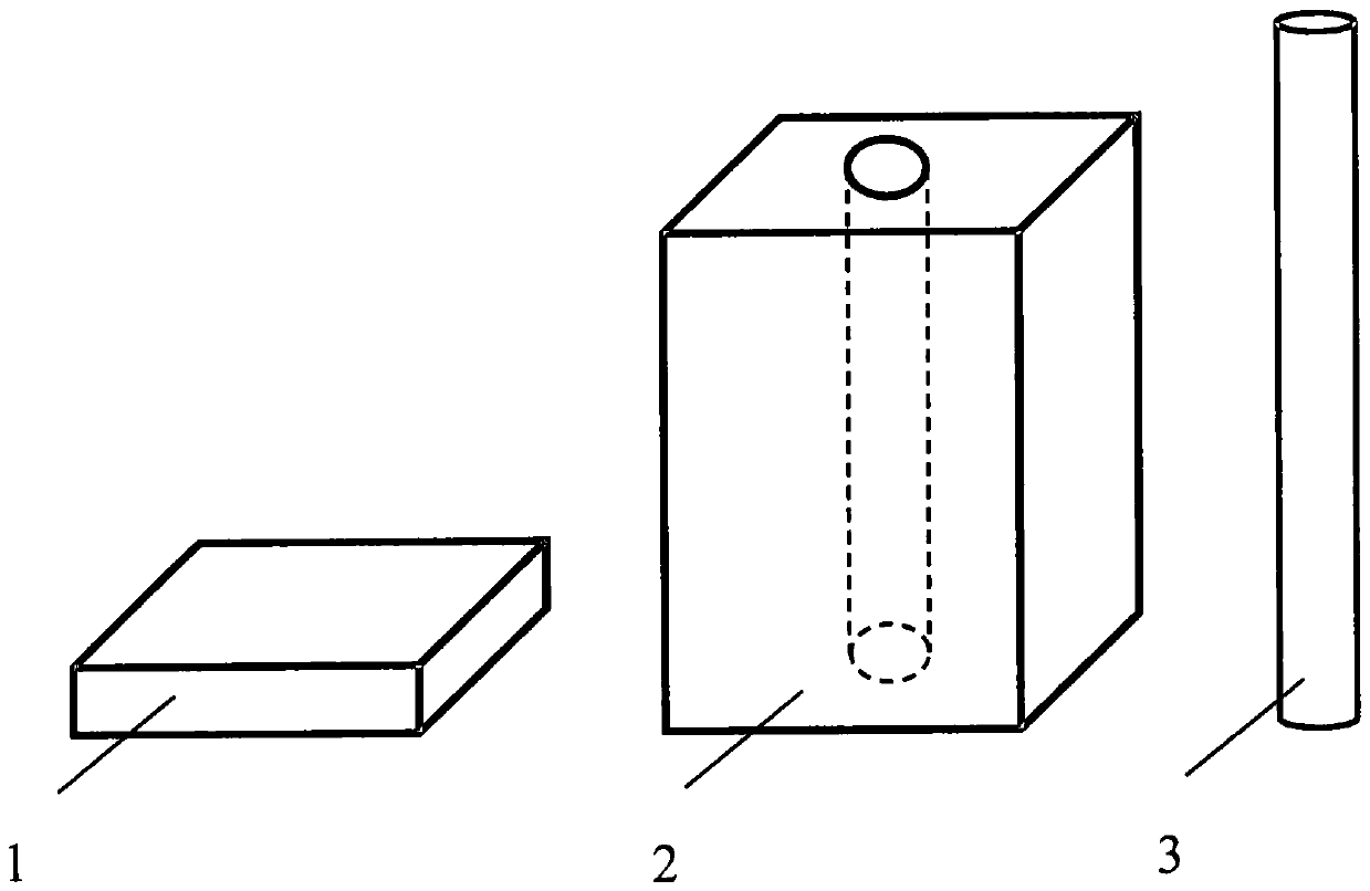 Artificial rock core with controllable movable fluid and its manufacturing method