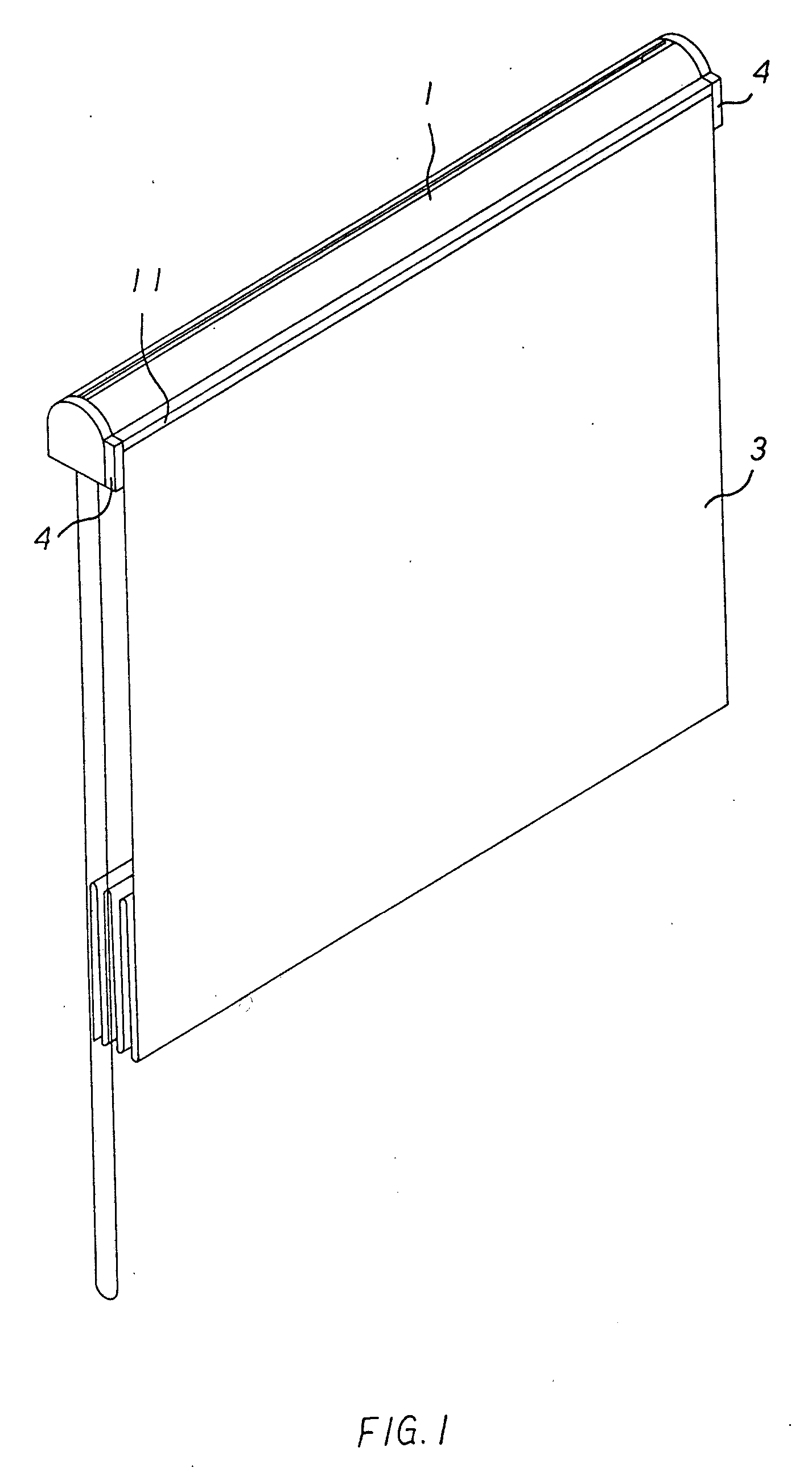 Window covering having cloth fixture