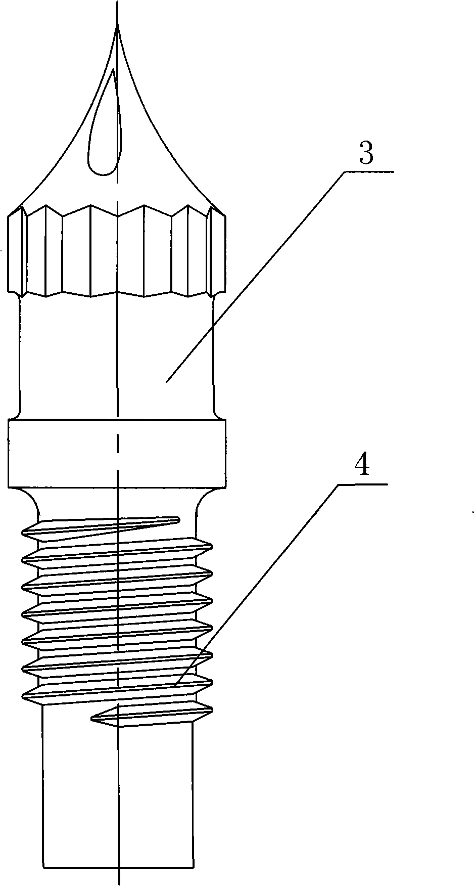 Injection made showerhead