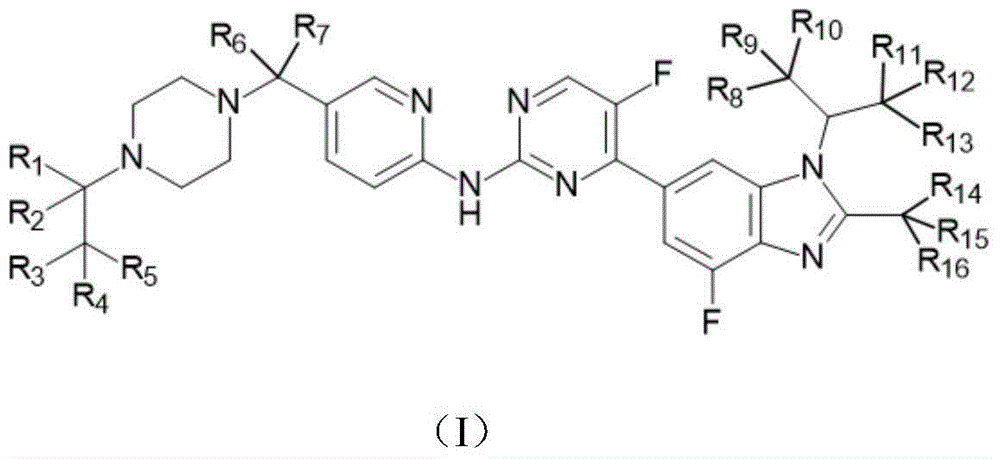 Novel benzimidazole-pyrilamine derivative and application thereof