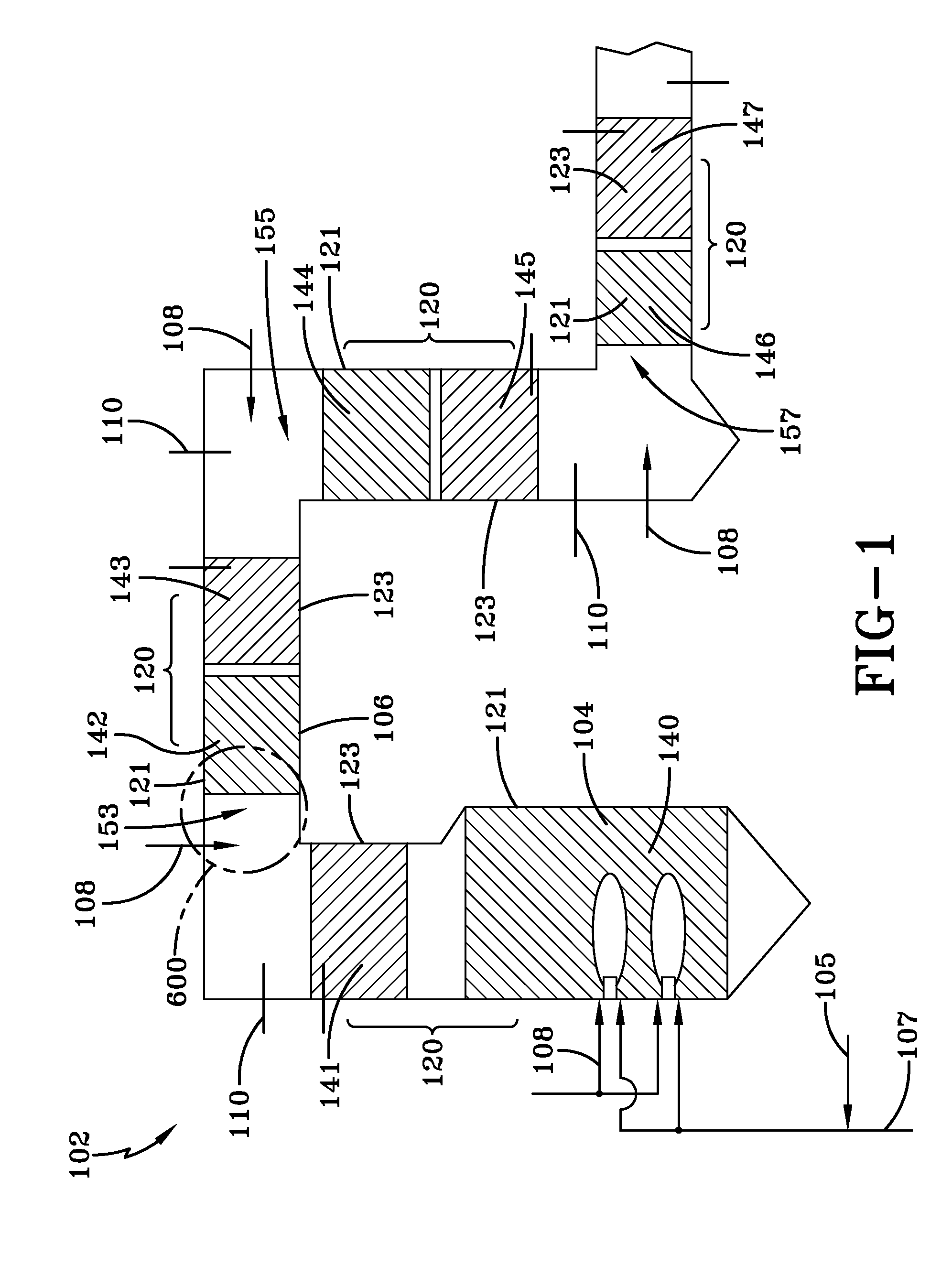 Oxy/fuel combustion system with minimized flue gas recirculation