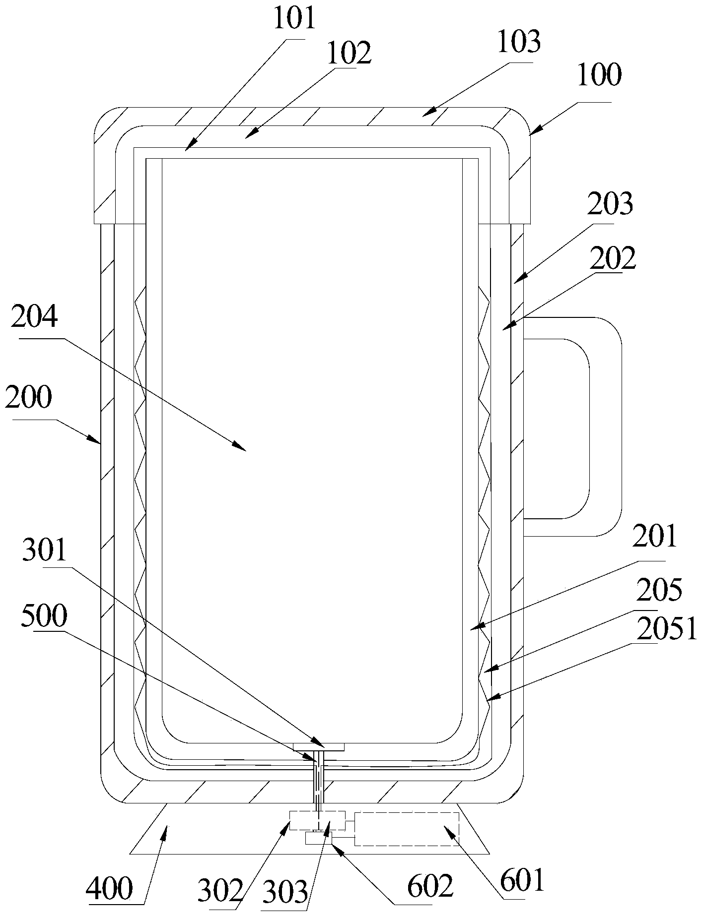 Novel heat-preserving cup