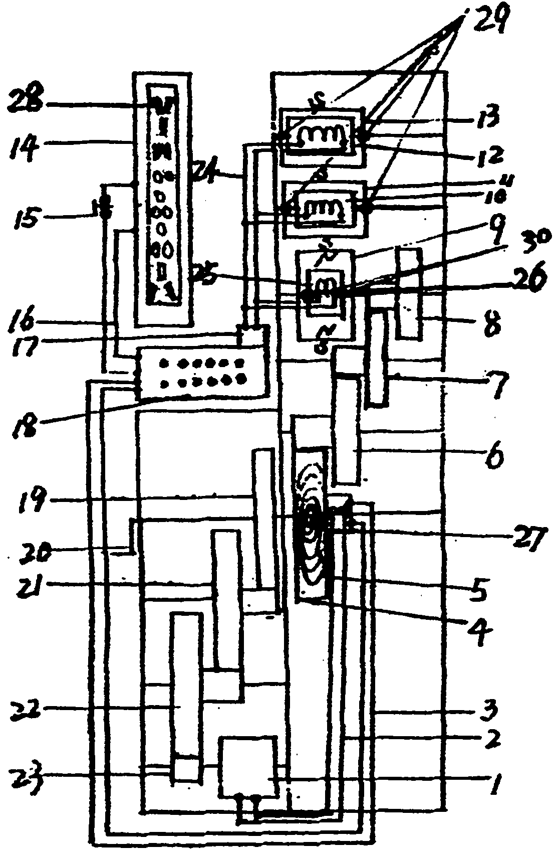 Automatic electric generating device