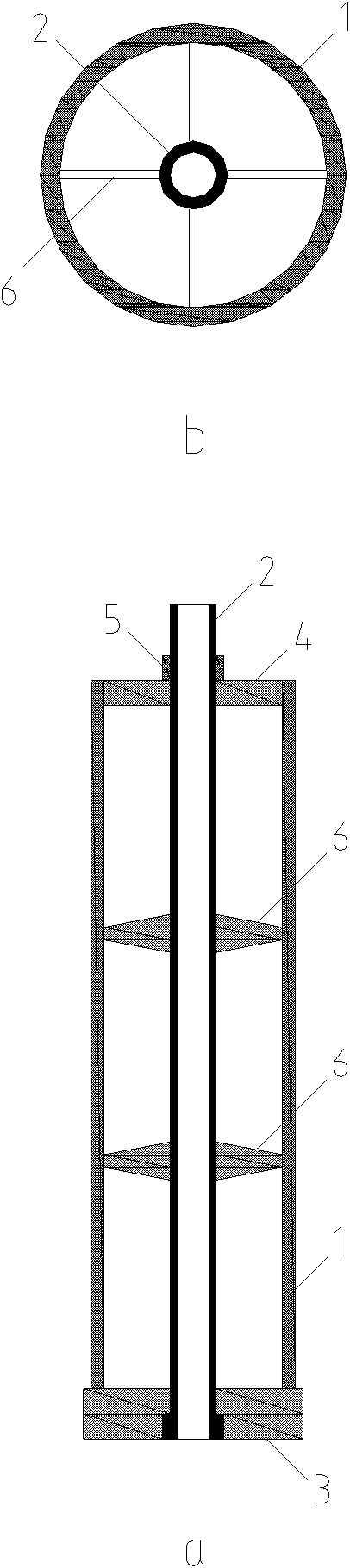 Whole process construction method of driven cast-in-place piles and special device for same