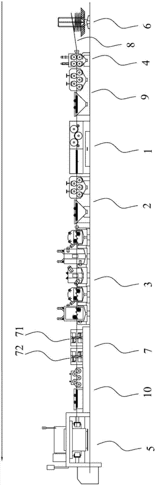 Wire surface treatment machine