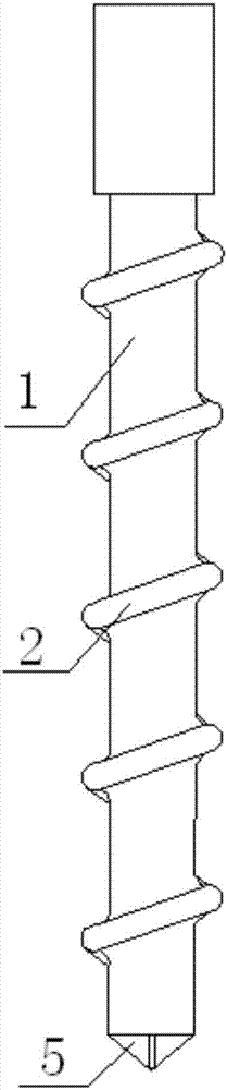 Prefabricated screw spike pile