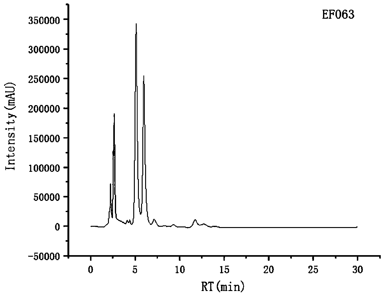 Endophytic aspergillus strain of radix ophiopogonis from Xiangyang in Hubei province and application thereof